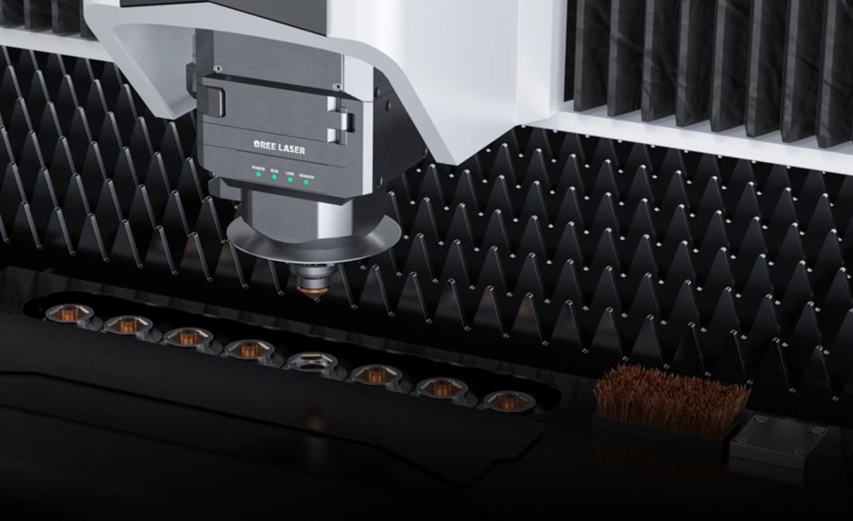 Automatic nozzle change